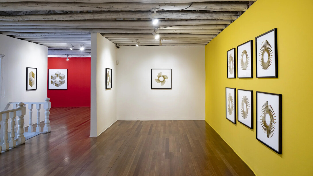 Esteban Peña Parga, Drawings in pencil, exhibition view. Courtesy of Nueveochenta Gallery