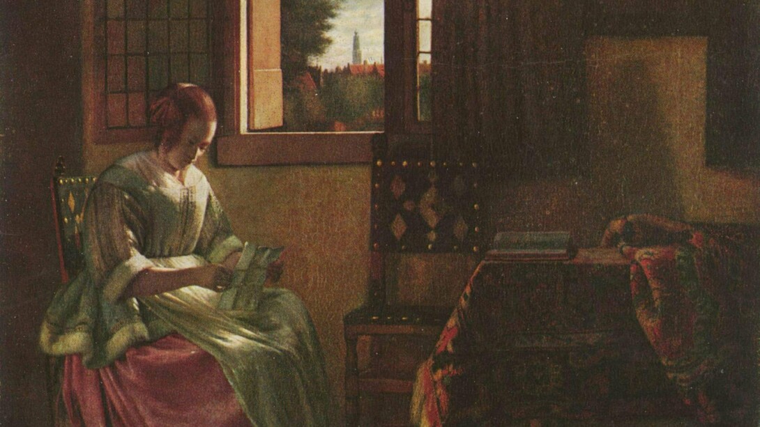 "Mujer leyendo una carta", óleo sobre lienzo, Pieter De Hooch, 1664