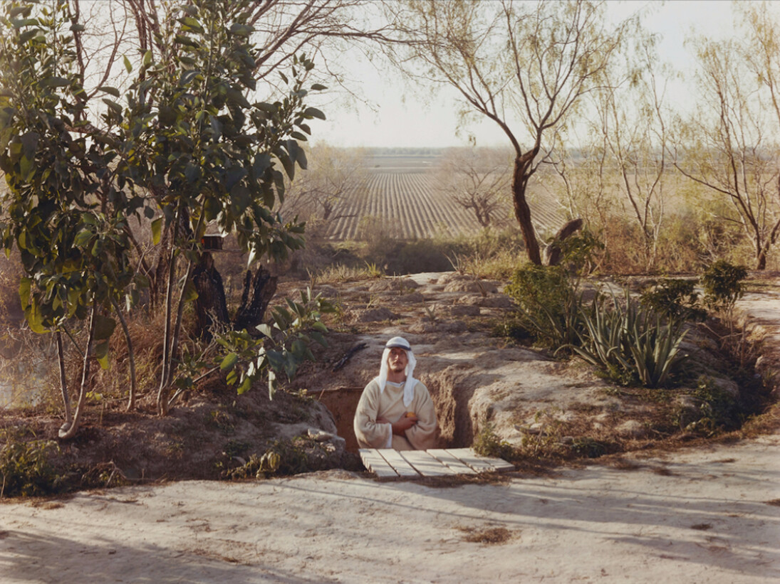 Joel Sternfeld, Member of the Christ Family Religious Sect, Hildago County. Courtesy of Huxley-Parlour Gallery