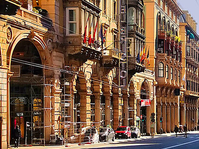 Prospettiva primaverile di Via XX Settembre