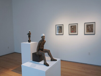 Nicolas Africano, Boy, exhibition view. Courtesy of the Nancy Hoffman Gallery