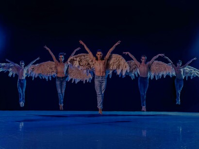 A chorus group performance from "Swing Low" by Chanel DaSilva