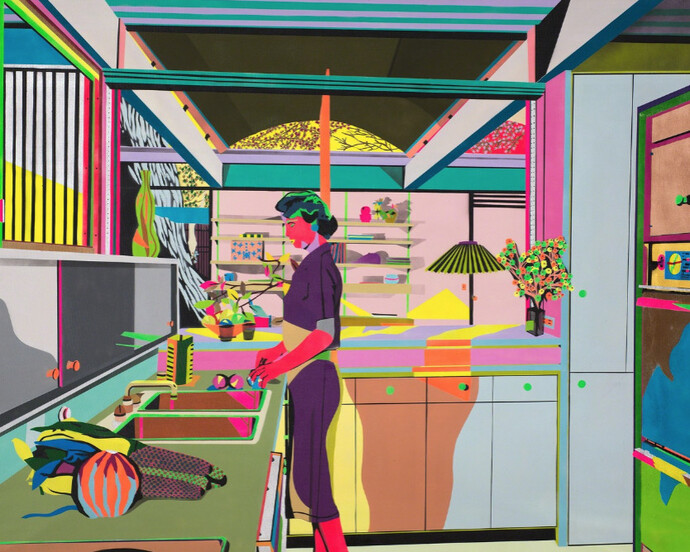 Case Study Paintings. Courtesy of Detour Gallery