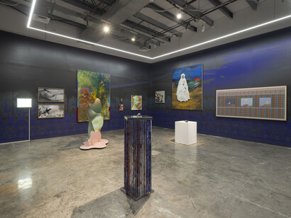 Shumon Basar, The only way out is through: the twentieth line, exhibition view. Courtesy of The Third Line