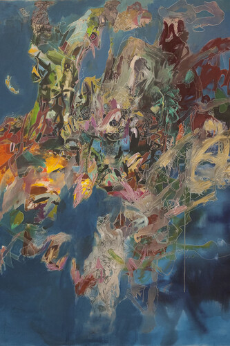 Mehran Elminia, 200 x 165 cm, 2014, mixed media on canvas, 200 x 165 cm
