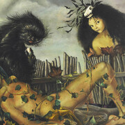 Leonor Fini, Stryges Amaouri (detail), 1947. Courtesy of SCHIRN 
