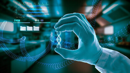 Biotechnology specialist in the laboratory conducting experiments