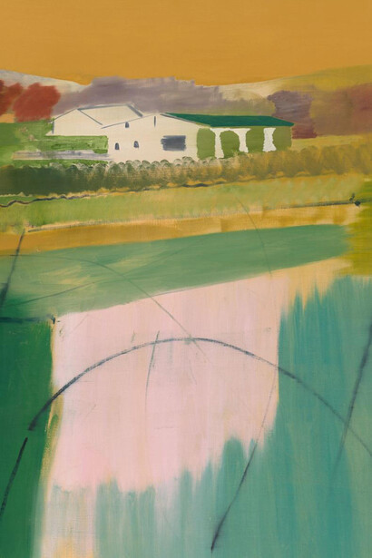 Yu Nishimura, Spring field, 2025. Courtesy of David Zwirner Gallery