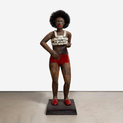 Alison Saar, Queen of the boneyard, 2025. Courtesy of Galerie Lelong