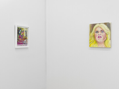 Rebecca Morgan, Painting in the apocalypse, exhibition view. Courtesy of Asya Geisberg Gallery