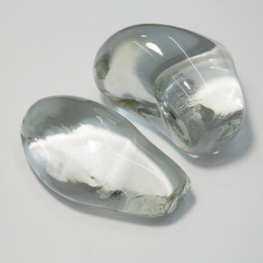 Kate Newby, Exotics, 2015, Glass, 2 Part work, Each: 2 1/2 x 6 x 3 1/2 inches