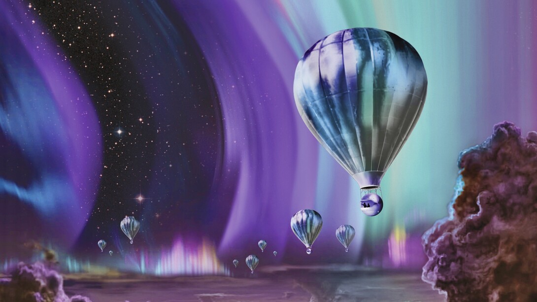 Experience the mighty auroras of Jupiter. Credit: NASA