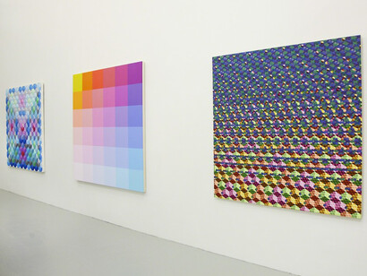 Systemic Pattern Painting. Courtesy of David Richard Gallery