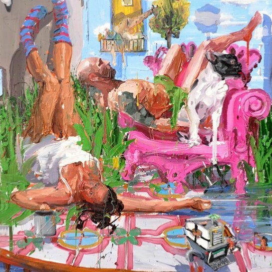 Alessandro Passaro, Coscienza dell'1, 100 x 120, olio su tela, 2013