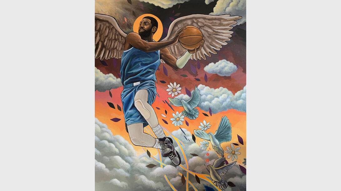 Myron Laban, Fly Away- Kyrie, 2024. Courtesy of the artist and Elephant Room Gallery
