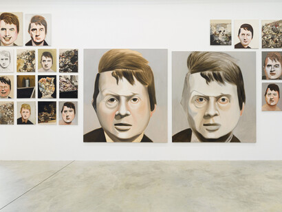 Shahin Afrassiabi, Francis – Paintings drawings sculptures 2023–2025, exhibition view. Courtesy of Soy Capitán 