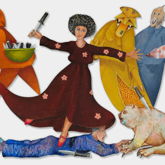 Jean-Claude Silbermann, Dame courage, 2026. Courtesy of Galerie Sator