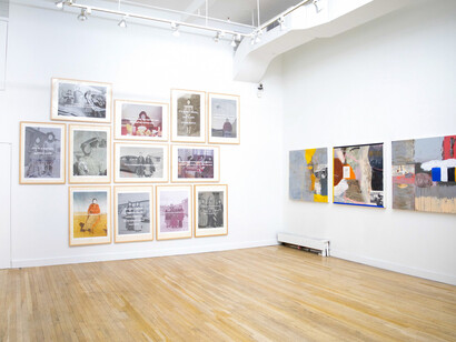 Installation view, John Feodorov. CUE Art Foundation, Photo by Sunny Leerasanthanah