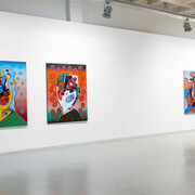 José María Córdoba, Figuras y sueños, vista de exhibición. Cortesía de Yusto / Giner