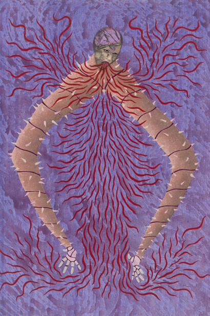 Felipe Baeza, Beyond the vessel (detail), 2024. Courtesy of Zeit Contemporary Art