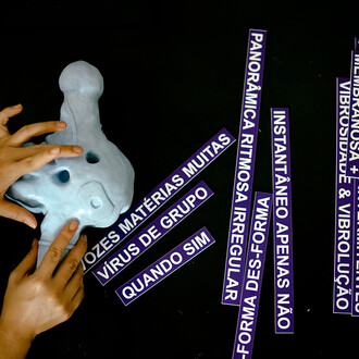 Sistema-cinema: êxtase & exercício. Courtesy of Galeria Jaqueline Martins