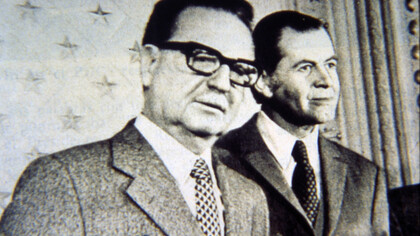 Patricio Aylwin and Salvador Allende