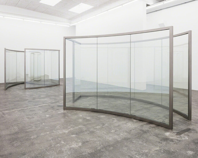 Dan Graham, Dan's World (2018). Courtesy of Galleri Nicolai Wallner and the artist. Photo: Anders Sune Berg
