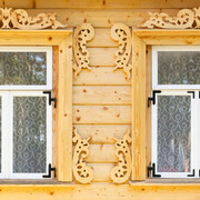 Russian house from Peipus. Courtesy of Estonian Open Air Museum