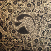 Mobina Nouri, The dance of enlightenment, 2024. Courtesy of Advocartsy Gallery