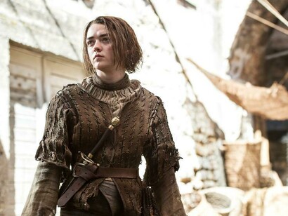 Arya Stark (Maisie Williams), personaje de la serie televisiva «Juego de Tronos», creada a partir de la saga «Canción de Hielo y Fuego», de George R. R. Martin