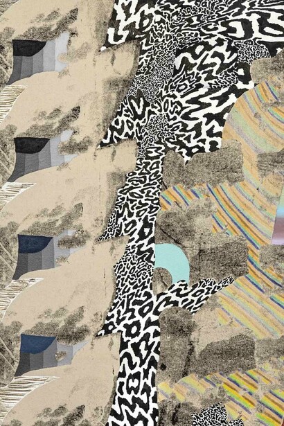 Will Hutnick, Slow like honey (detail), 2020. Courtesy of Kenise Barnes Fine Art