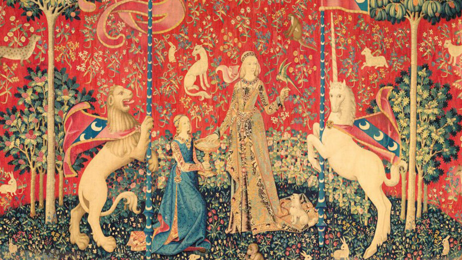 The lady and the unicorn. Courtesy of Art Gallery of NSW