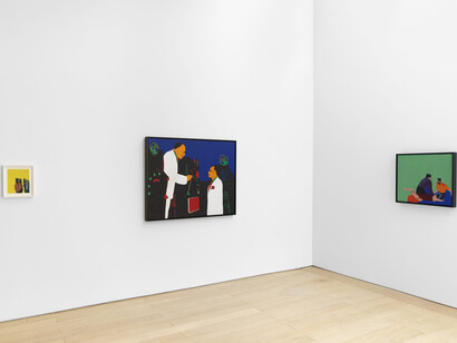 Rosalyn Drexler, My life has a life of its own, exhibition view. Courtesy of Garth Greenan Gallery