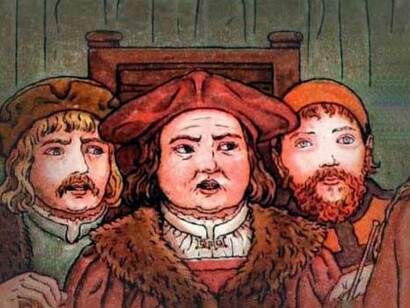 Il pifferaio riesce con la musica a liberare il paese dai topi