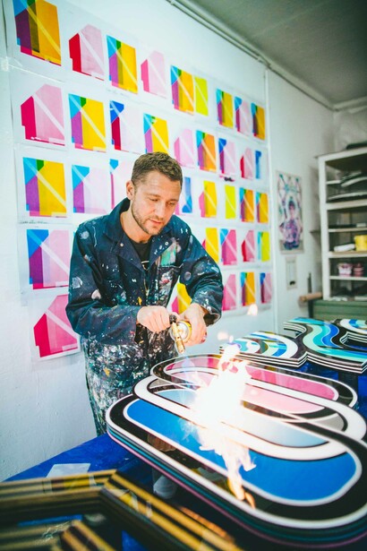 Tavar Zawacki, work in progress of Pictoplasma, Berlin, 2018