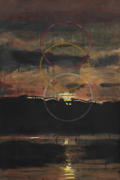 Manuel Chvajay, Untitled (hay días que se acercan las montañas y los volcanes) (detail), 2025. Courtesy of Institute of Contemporary Art