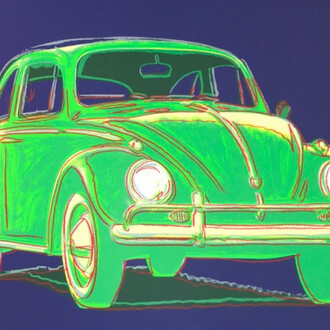 Andy Warhol, Volkswagen, 1985. Courtesy of David Benrimon Fine Art