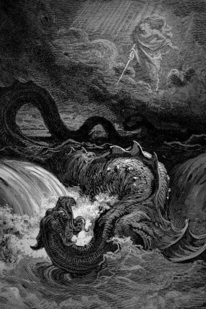 La Destruction du Léviathan, Gustave Doré, 1865