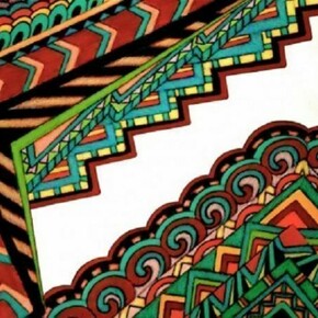 Mary Grigoriadis, Fancy Free #13, 1978, Caran d'ache and ink on paper, 14" x 17"