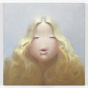 Lisa Yuskavage, Blonde, Brunette, Redhead, 1995. Collection of Yvonne & Leo Villareal. Courtesy the artist and David Zwirner, New York, London. Detail