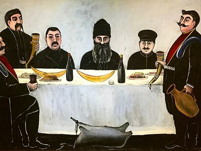 Niko Pirosmani, The feast