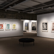 Georg Baselitz, A life in print, exhibition view. Courtesy of Kode Bergen Art Museum