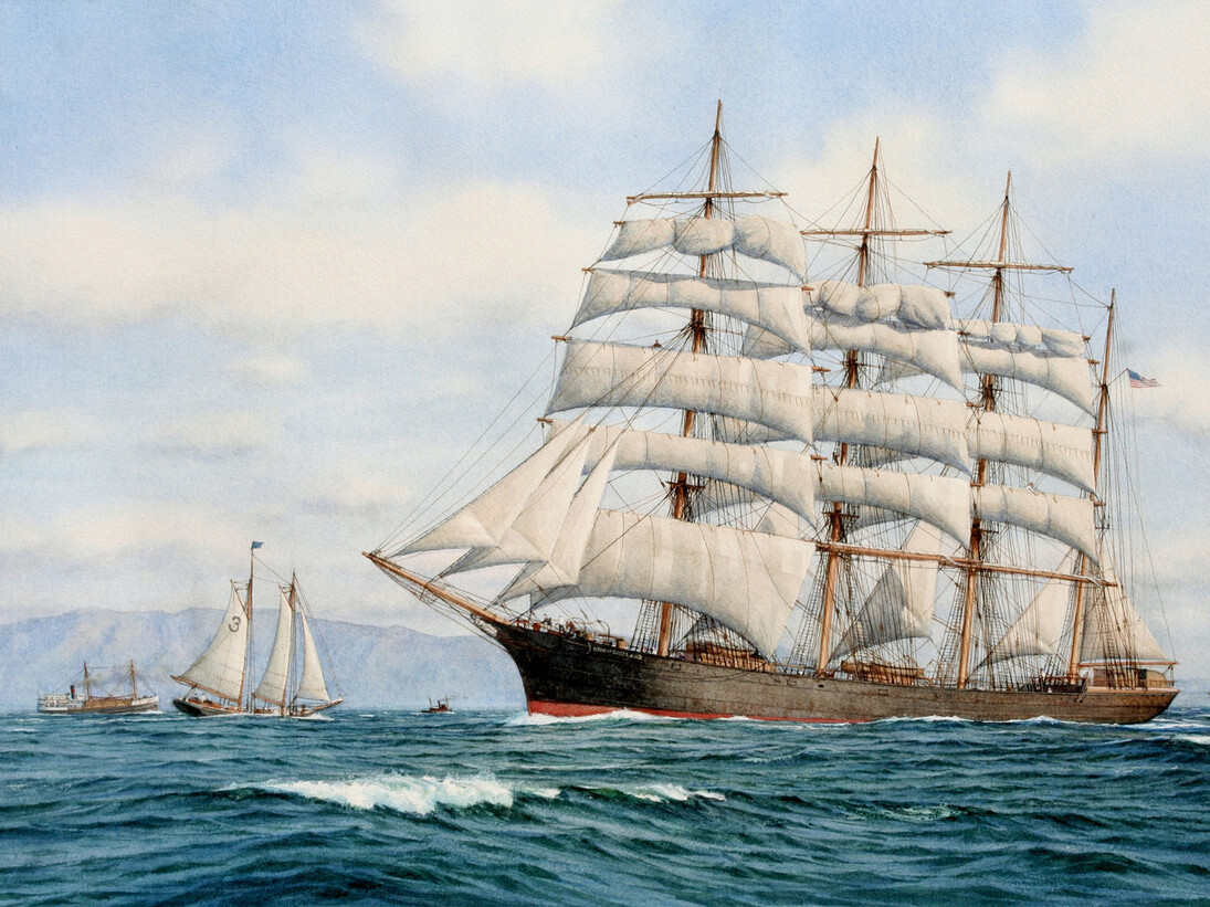Mark Myers, The Star of Scotland Making Sail