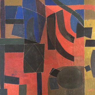 Miyoko Ito, Kingston, 1967, Oil on canvas, 38" x 47"