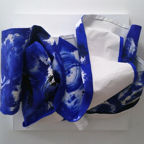 Bette Klegon Halby, Out of the Blue. Water is Life #1, 2016. Courtesy of Carter Burden Gallery