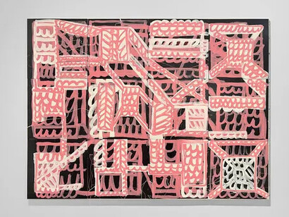 Various artists, Notes on abstraction, exhibition view. Courtesy of Maruani Mercier