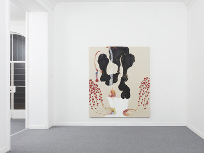 Édouard Nardon, The long invisible hand slowly unlocks the tinted window, exhibition view. Courtesy of The Address