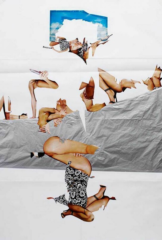 Rckay Rax, the court, mixed media on paper, 836 x 1072 mm, Photography Adam Laycock