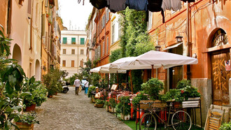 Viertel Trastevere in Rom