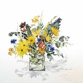 Susan Van Campen, Bouquet Late Fall, 2012, Watercolor on paper, 23 x 30 in.